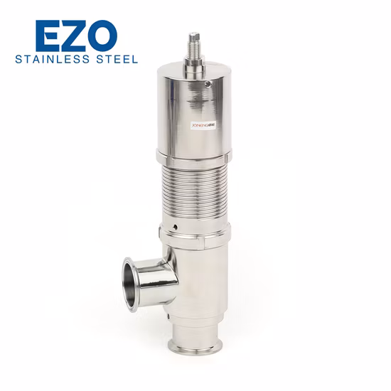 Stainless Steel Sanitary Grade DIN Clamped Steam Safety Valve for Dairy Industrial