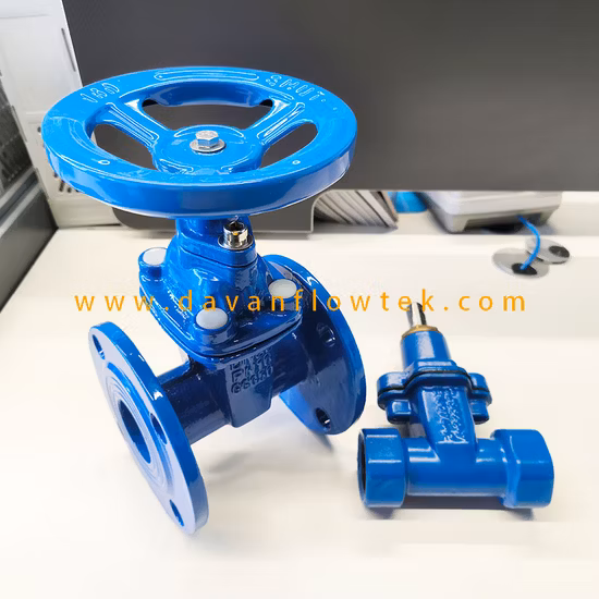 DIN3352 F4 Rubber Wedge Resilient Seat Gate Valve